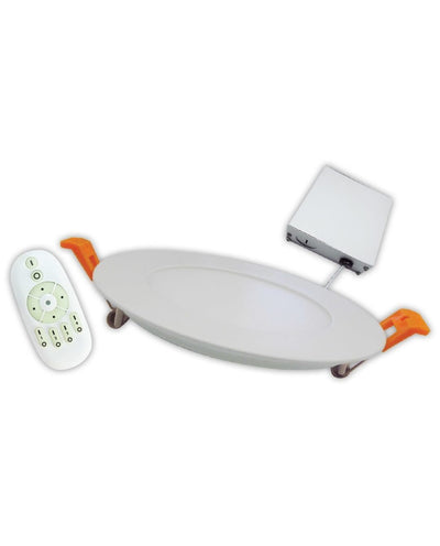 LED 4" Dimming and 3 CCT Adjustable Slim Panel with Remote Control