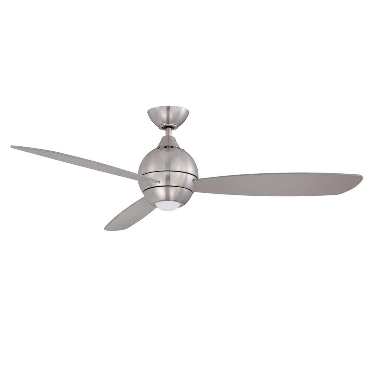 LED Silver Plywood 3 Blades Ceiling Fan - LV LIGHTING