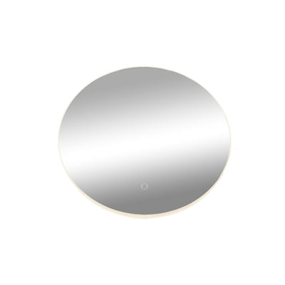 LED Frosted Ripple Diffuser Round Mirror