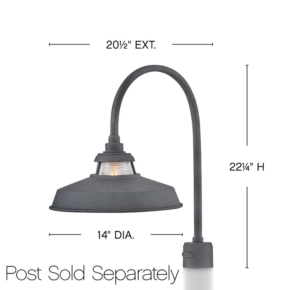 Troyer Medium Post Mount Lantern