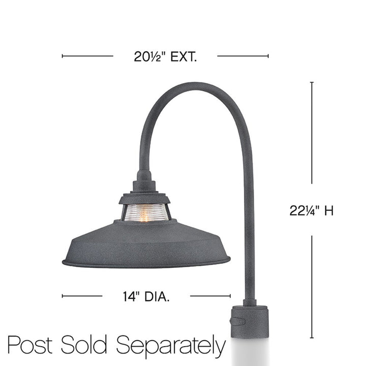 Troyer Medium Post Mount Lantern
