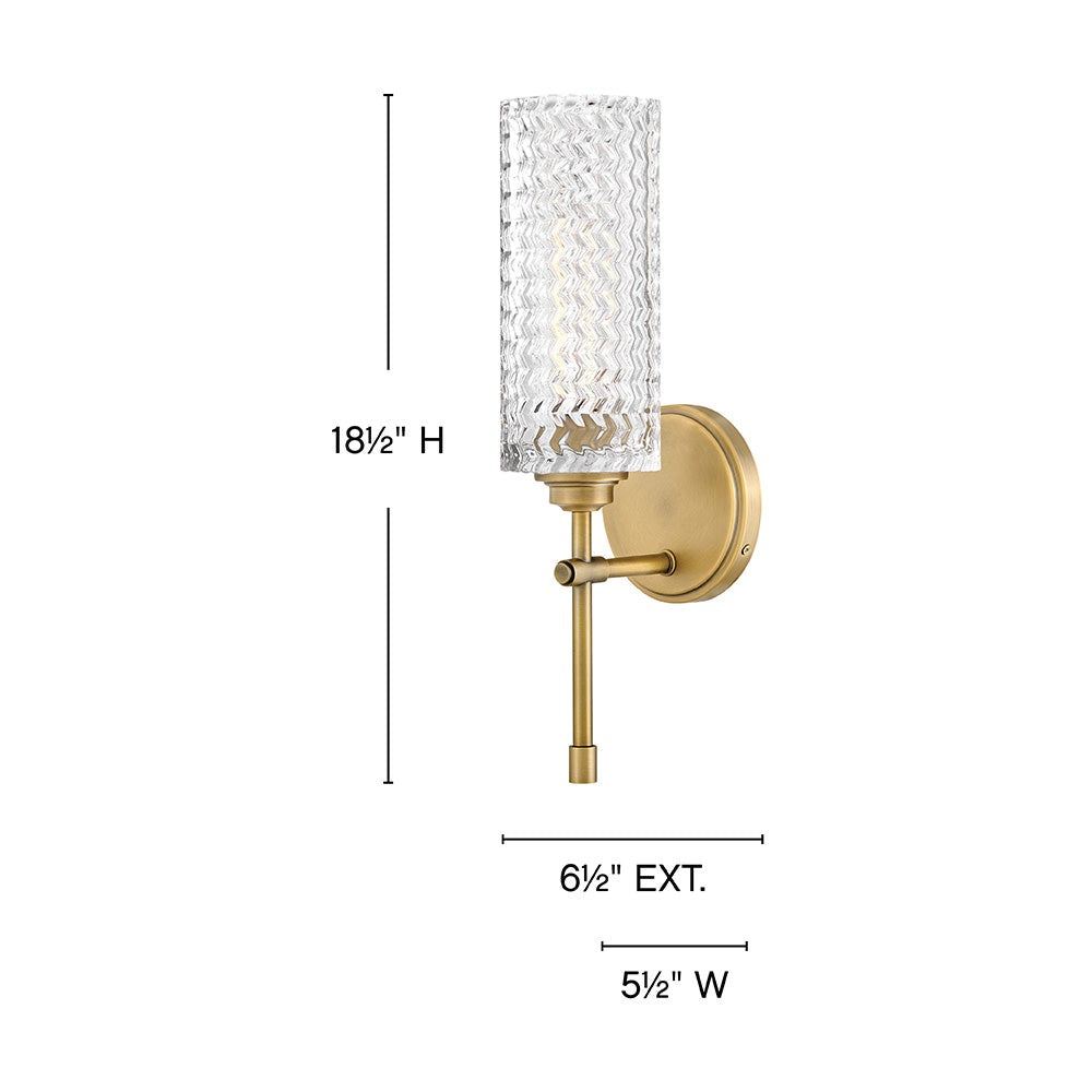 Elle Medium Single Light Sconce