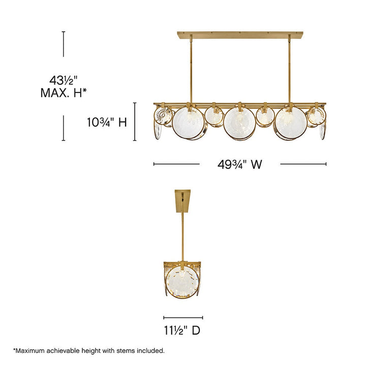 Nala Medium Eight Light Linear