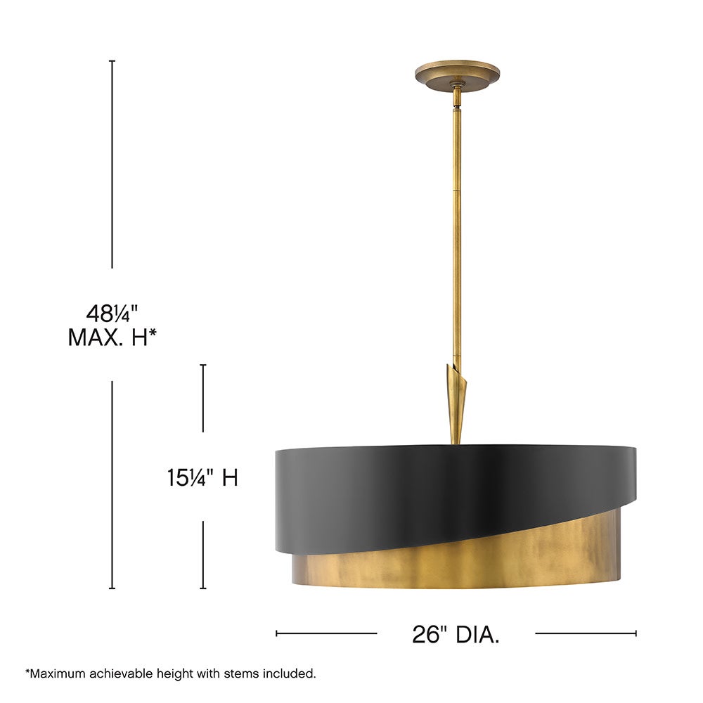 Gigi Medium Convertible Drum Chandelier