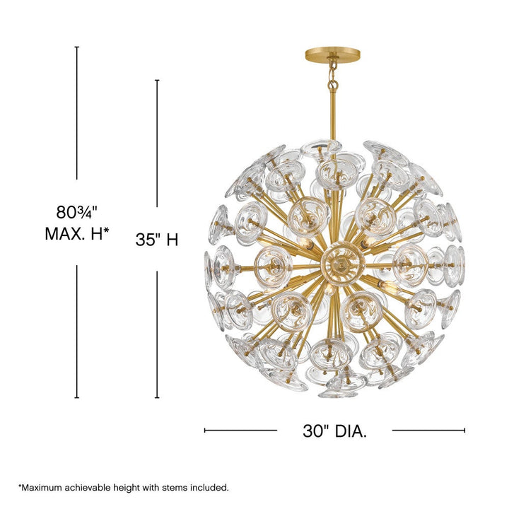 Maya Medium Globe Chandelier