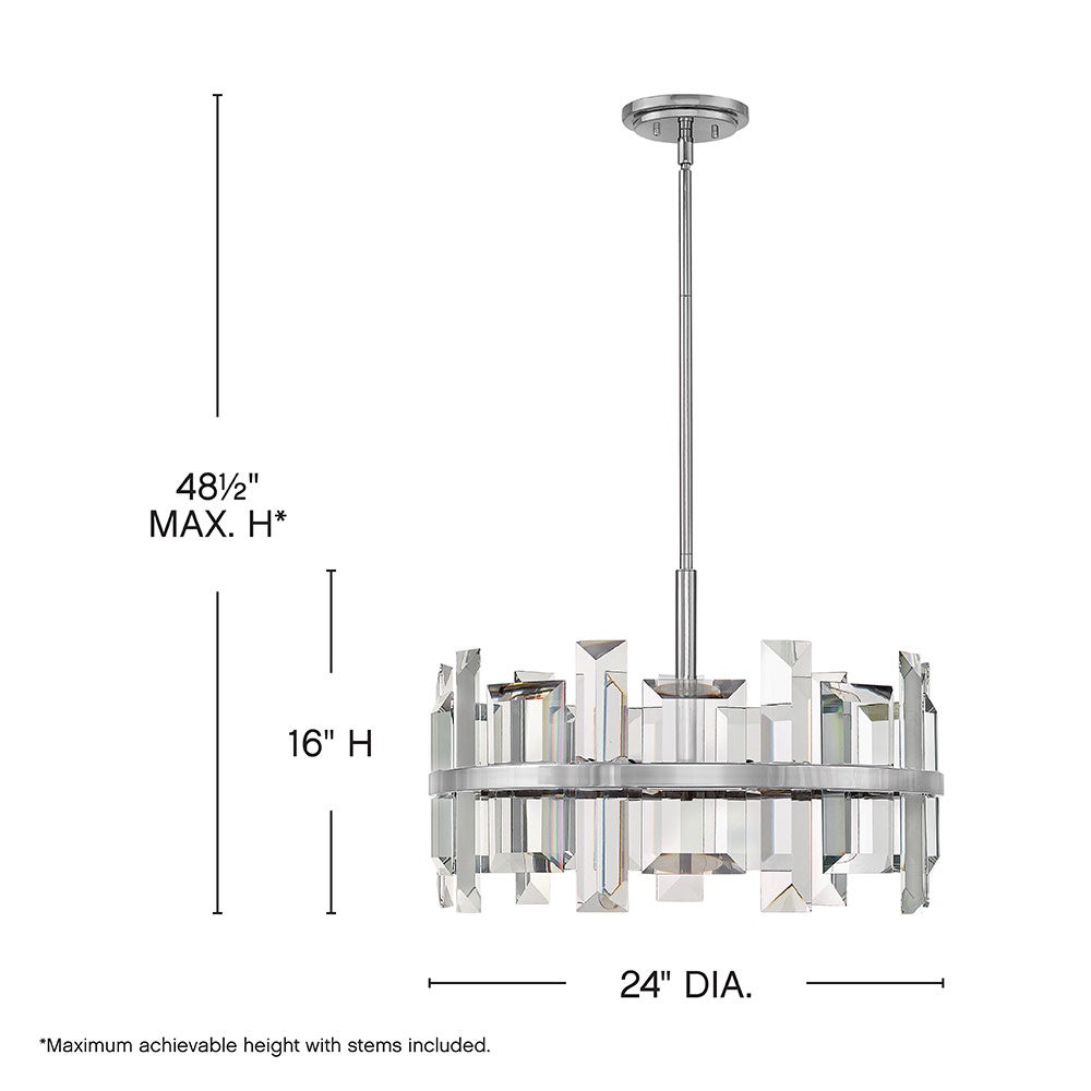 Odette Medium Convertible Drum Chandelier