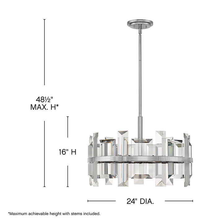 Odette Medium Convertible Drum Chandelier