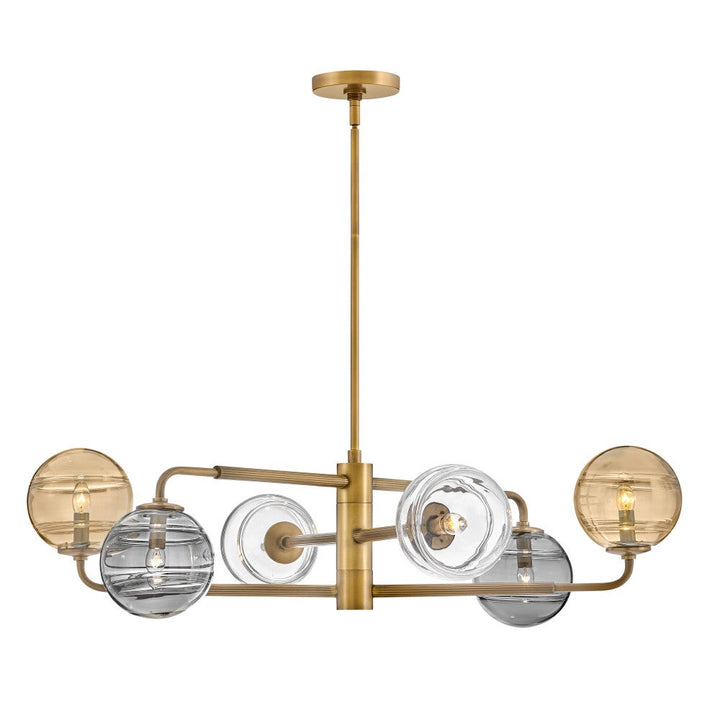 Oberon Large Adjustable Single Tier Chandelier