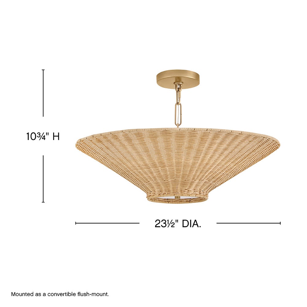 Delia Small Convertible Chandelier