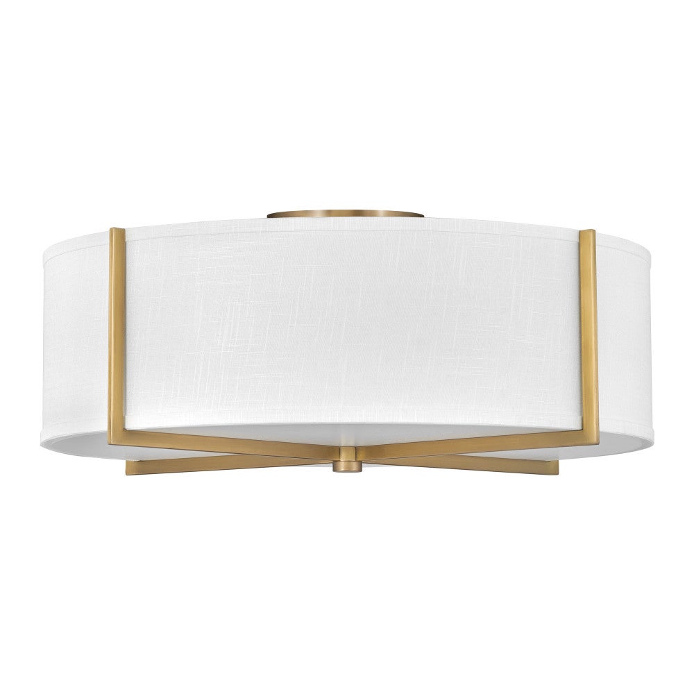 Axis Off White Semi-Flush Mount