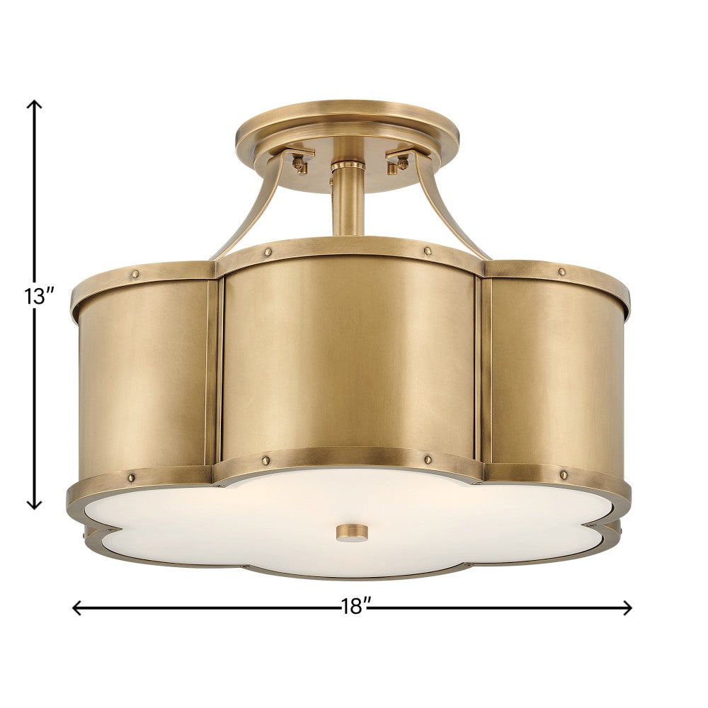 Chance Medium Semi-Flush Mount