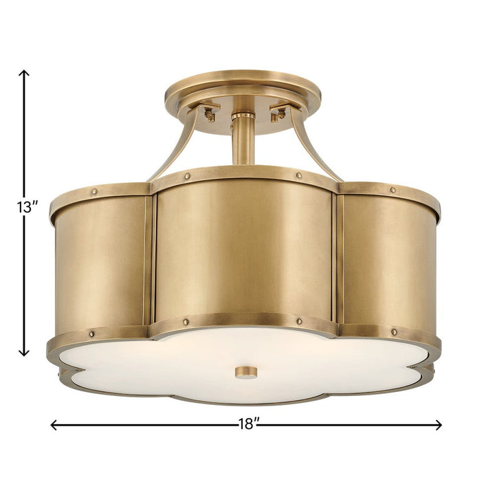 Chance Medium Semi-Flush Mount