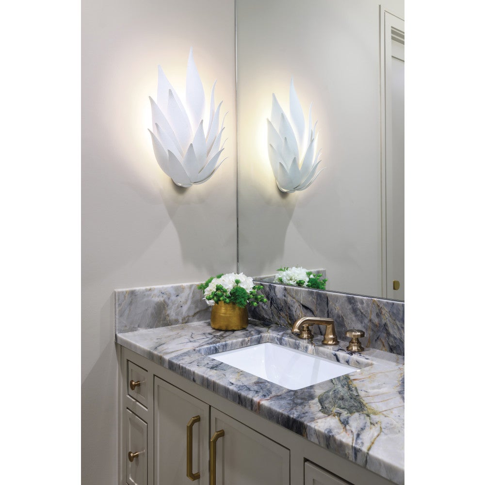 Agave Large Two Light Sconce