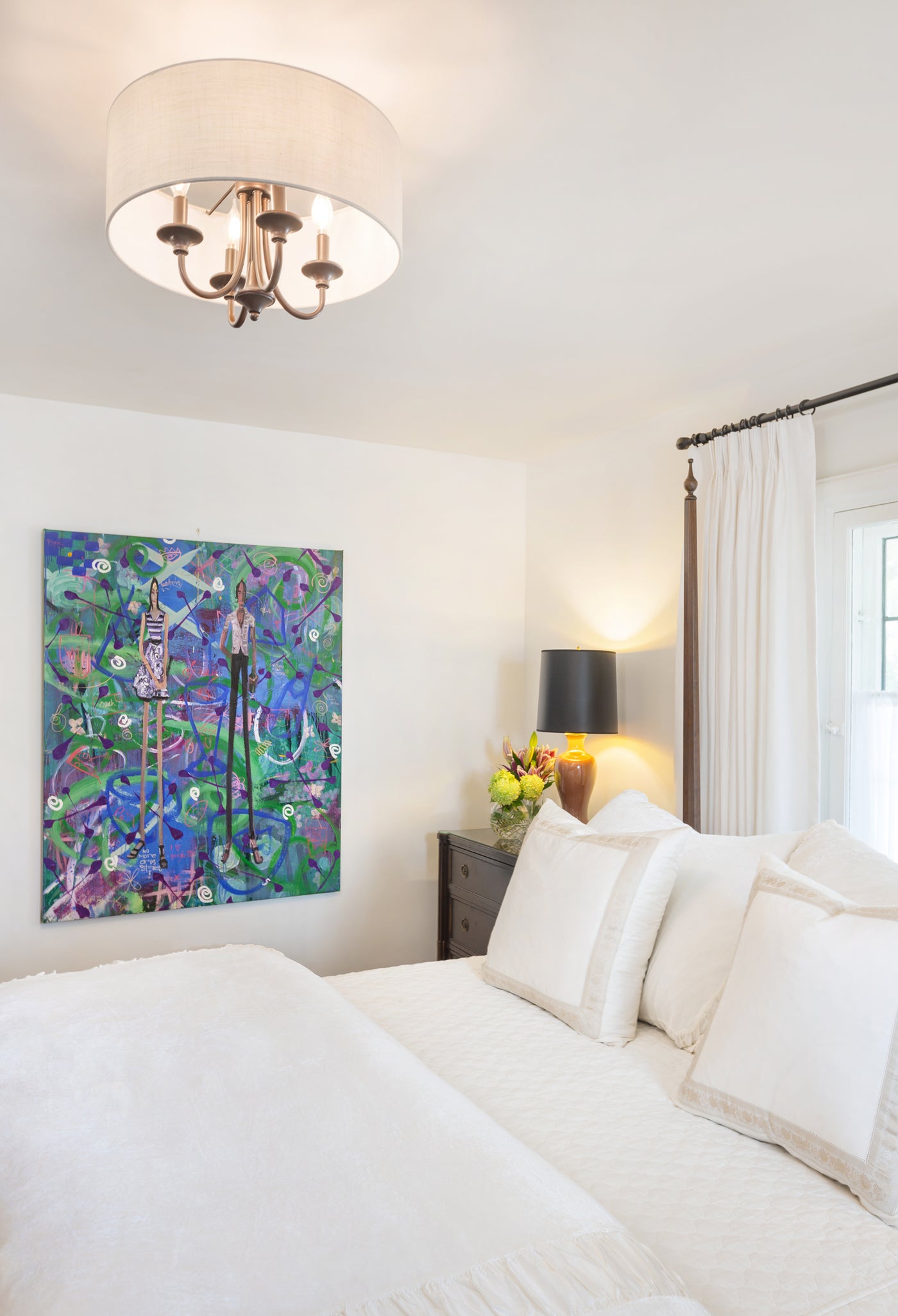 Bongo - 4 Light Pendant / Semi-Flush Mount