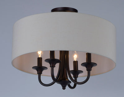 Bongo - 4 Light Pendant / Semi-Flush Mount
