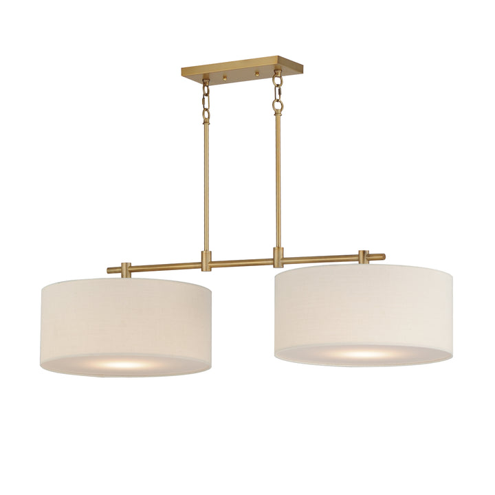 Bongo Pendant Oatmeal / Natural Aged Brass