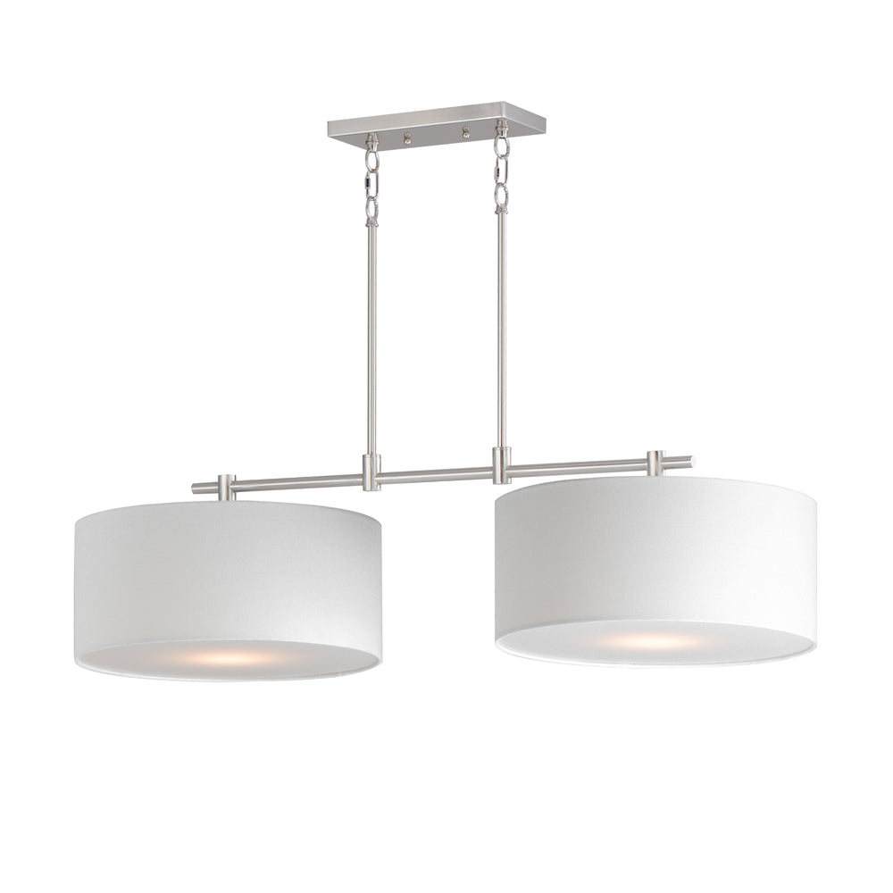 Bongo Pendant Wool / Satin Nickel
