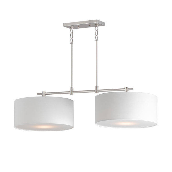 Bongo Pendant Wool / Satin Nickel
