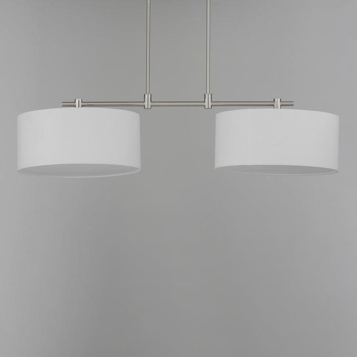 Bongo Pendant Wool / Satin Nickel alternate view