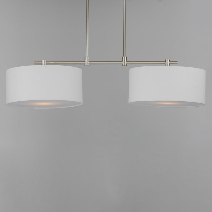 Bongo Pendant Wool / Satin Nickel alternate view