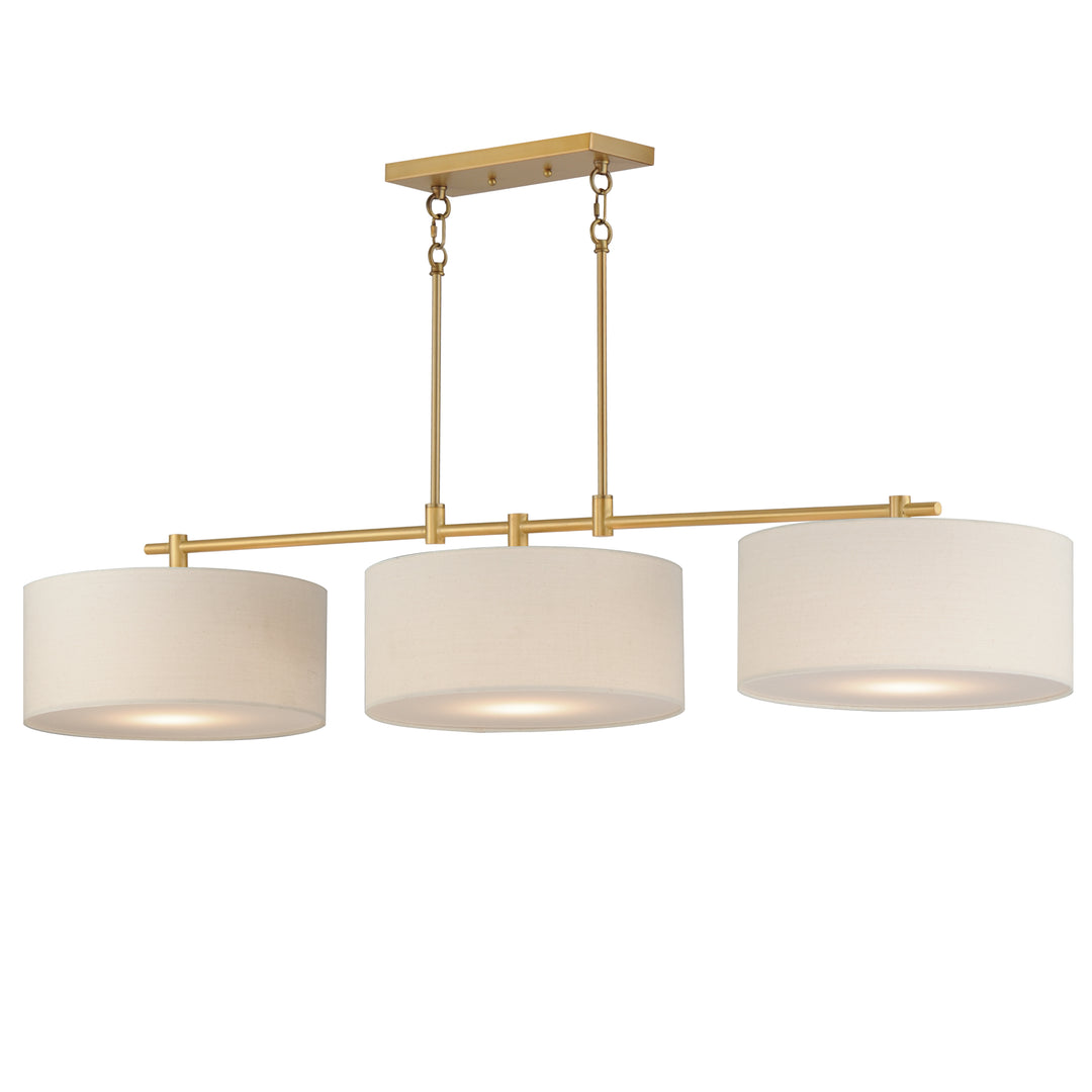 Bongo Pendant Oatmeal / Natural Aged Brass