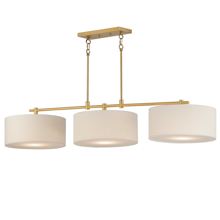 Bongo Pendant Oatmeal / Natural Aged Brass