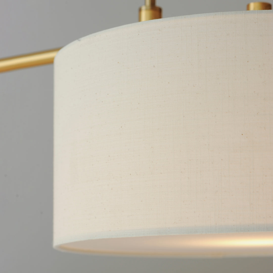 Bongo Pendant Oatmeal / Natural Aged Brass alternate view