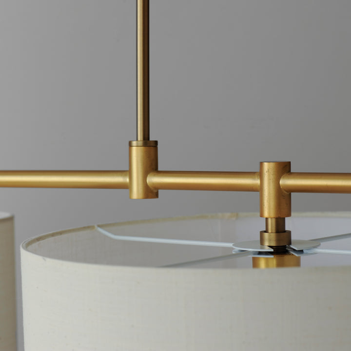 Bongo Pendant Oatmeal / Natural Aged Brass alternate view