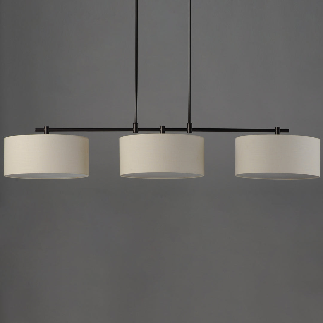 Bongo Pendant Oatmeal / Oil Rubbed Bronze alternate view