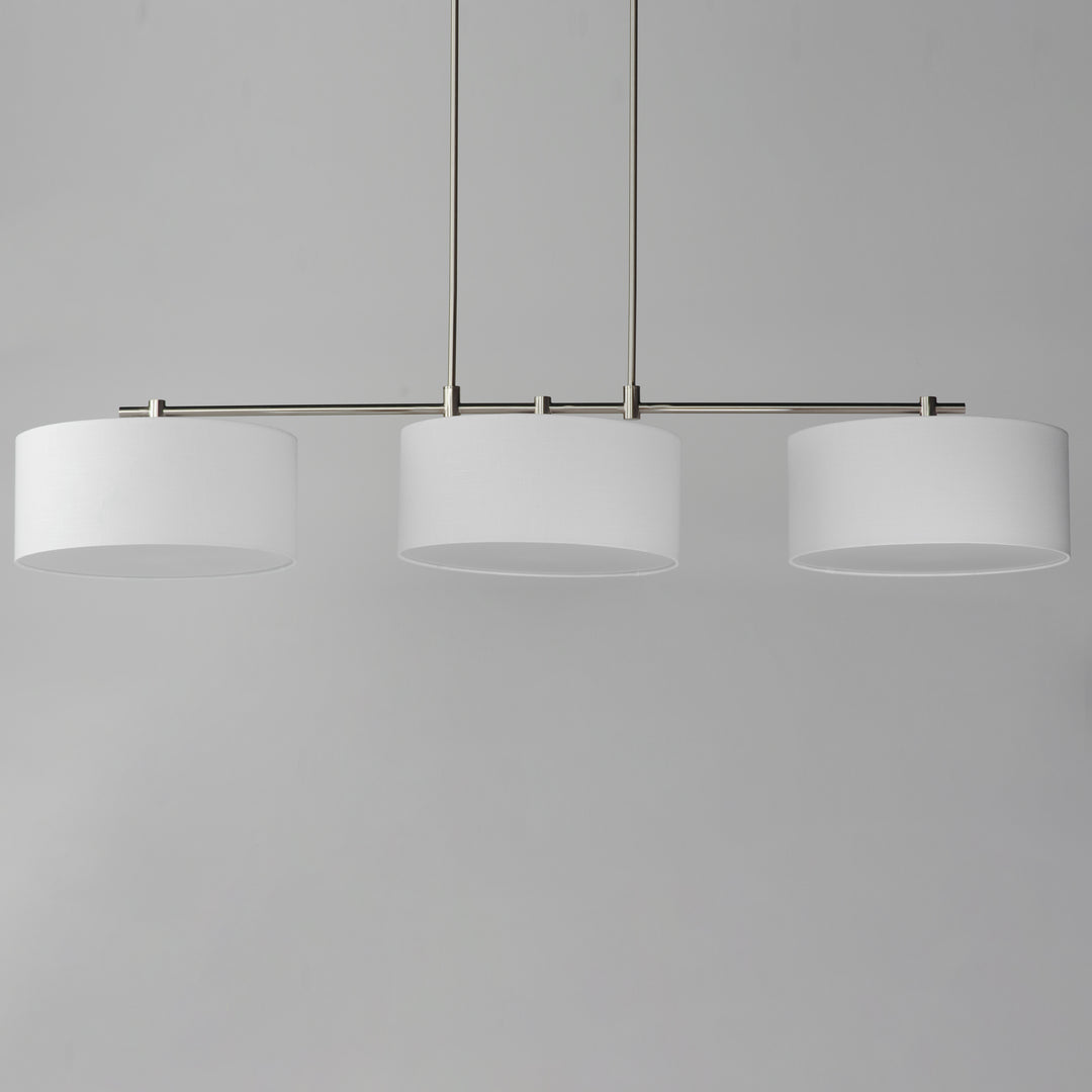 Bongo Pendant Wool / Satin Nickel alternate view