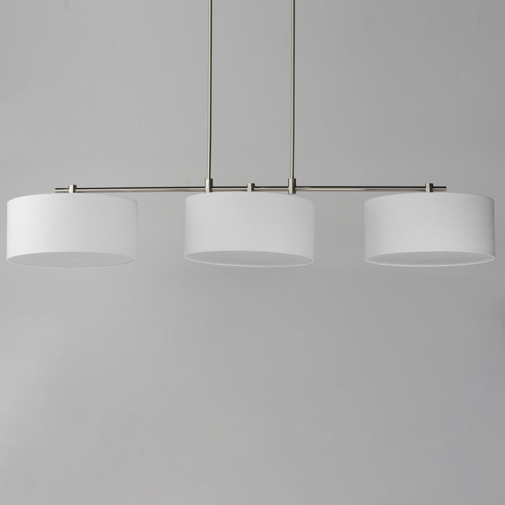 Bongo Pendant Wool / Satin Nickel alternate view