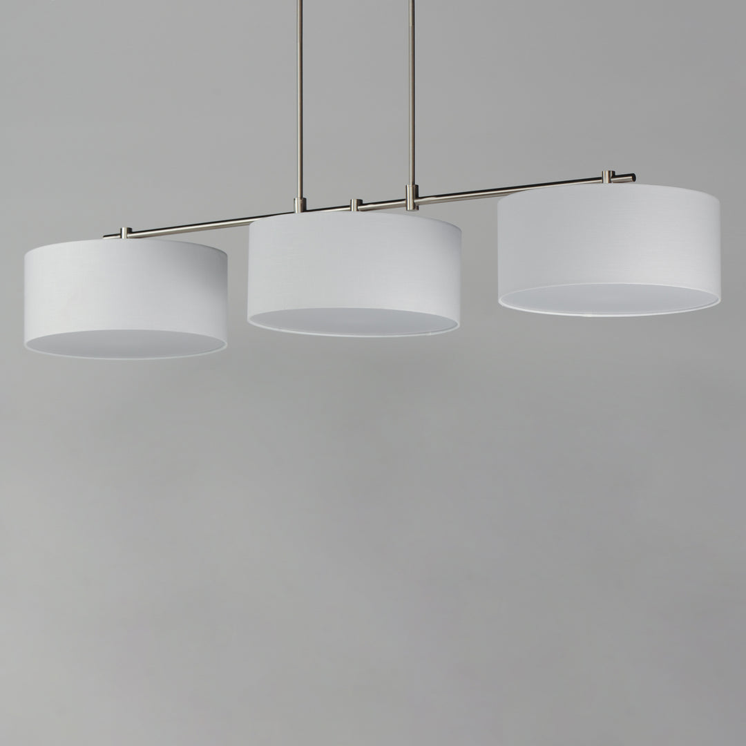 Bongo Pendant Wool / Satin Nickel alternate view