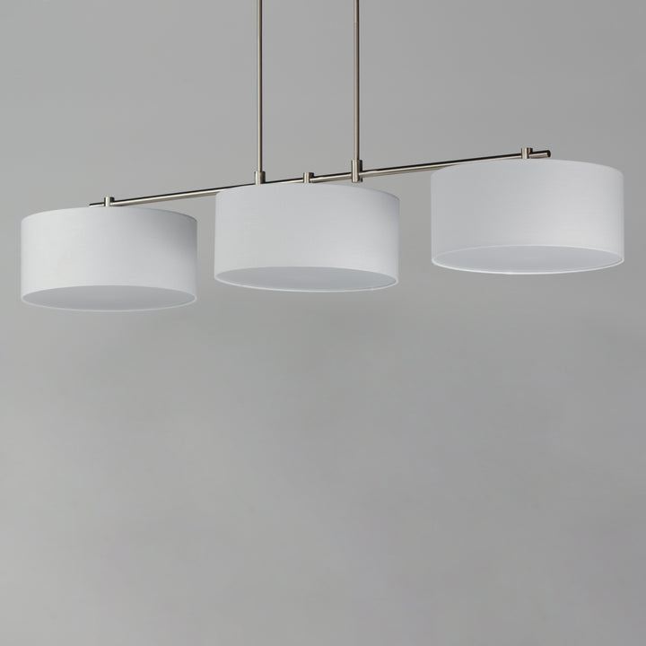 Bongo Pendant Wool / Satin Nickel alternate view
