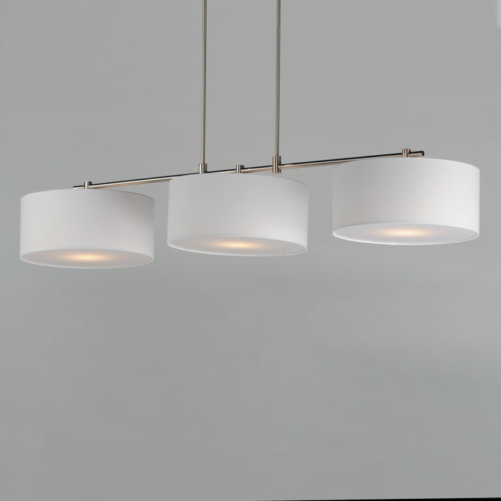 Bongo Pendant Wool / Satin Nickel alternate view