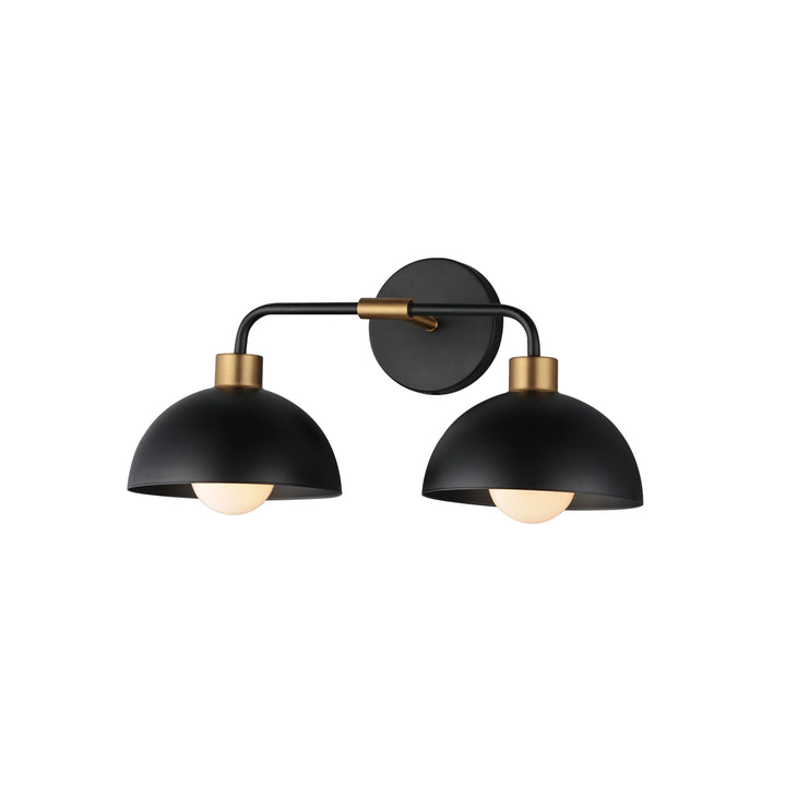 Thelonious Wall Sconce Black / Natural Aged Brass