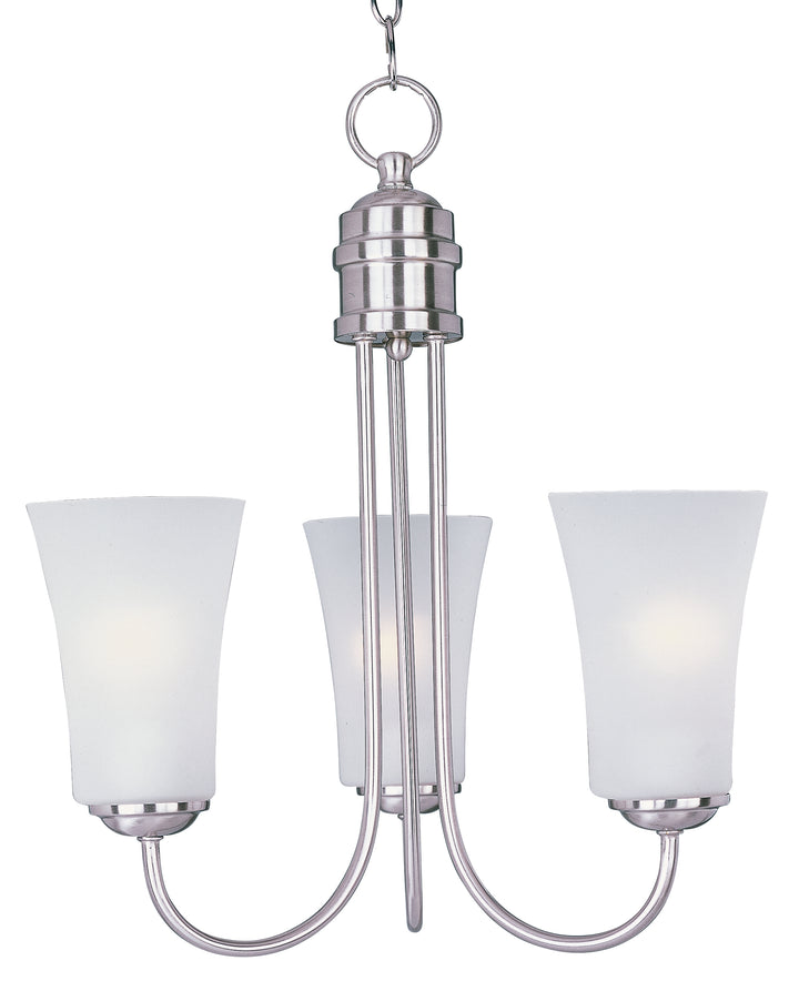 Logan Chandelier Satin Nickel