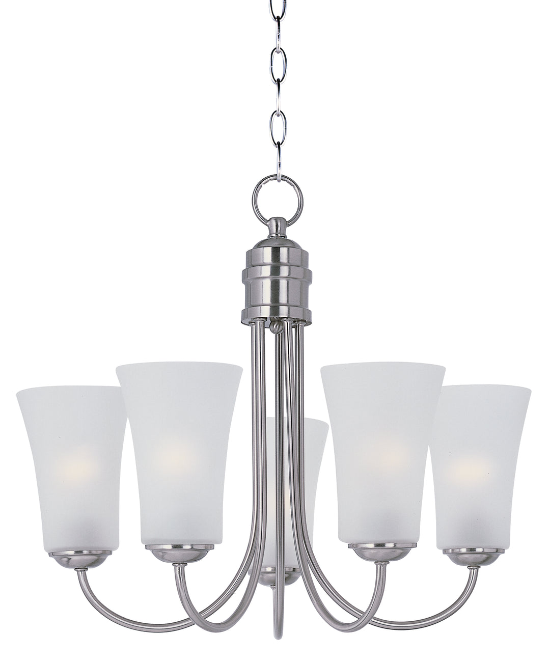 Logan Chandelier Satin Nickel