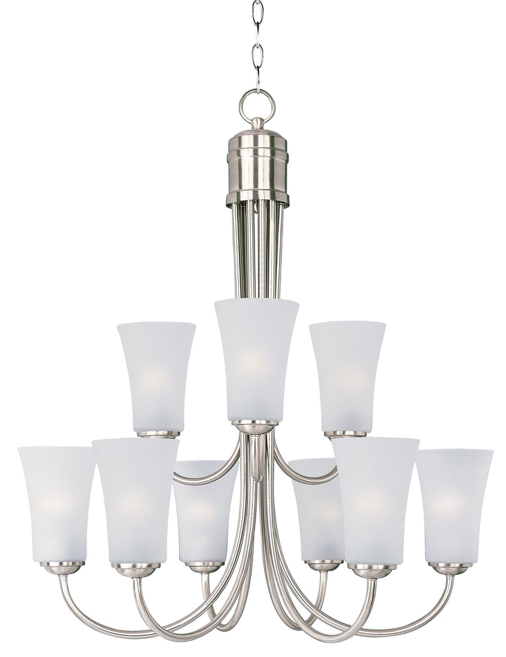 Logan Chandelier Satin Nickel