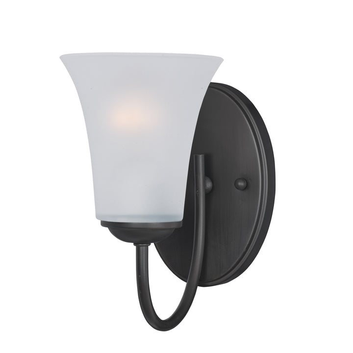 Logan 1-Light Wall Sconce Black