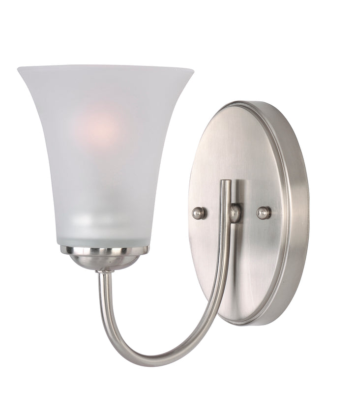 Logan 1-Light Wall Sconce Satin Nickel alternate view