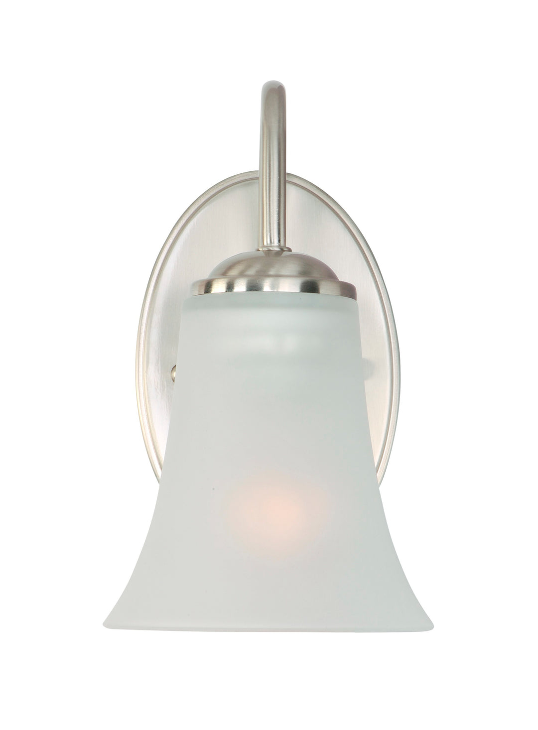 Logan 1-Light Wall Sconce Satin Nickel alternate view