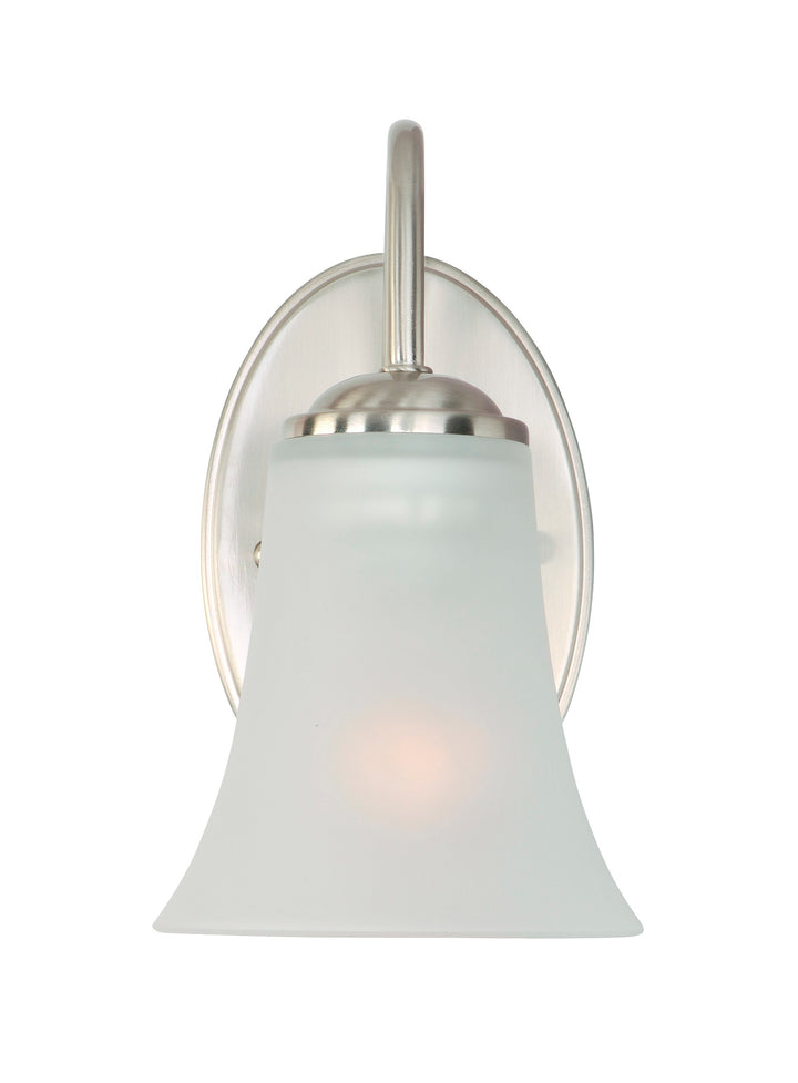 Logan 1-Light Wall Sconce Satin Nickel alternate view