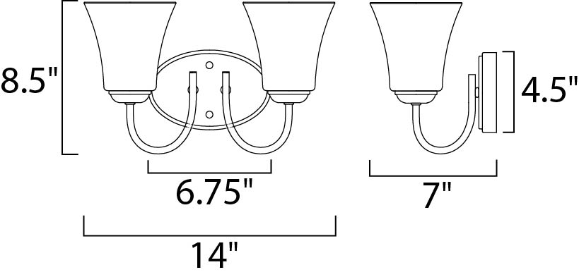 Logan Bath Vanity dimensions diagram