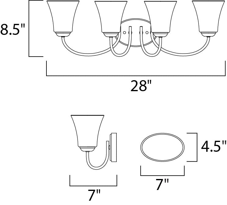 Logan Bath Vanity dimensions diagram