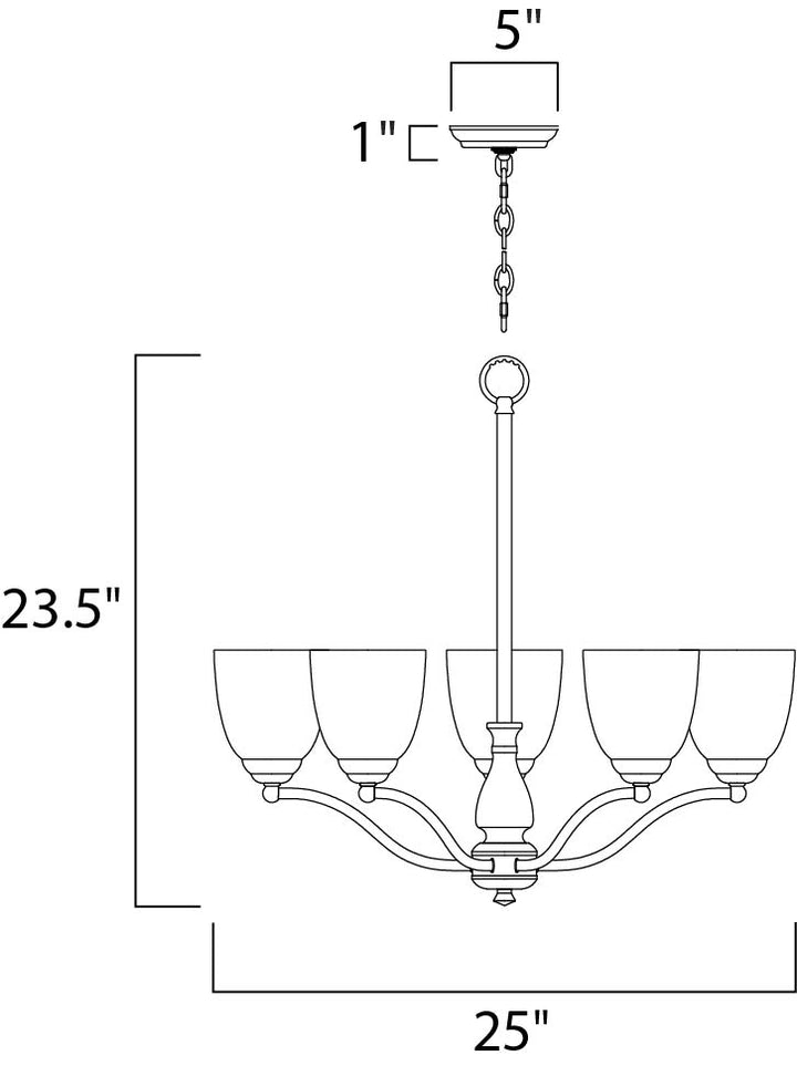 Stefan Chandelier dimensions diagram