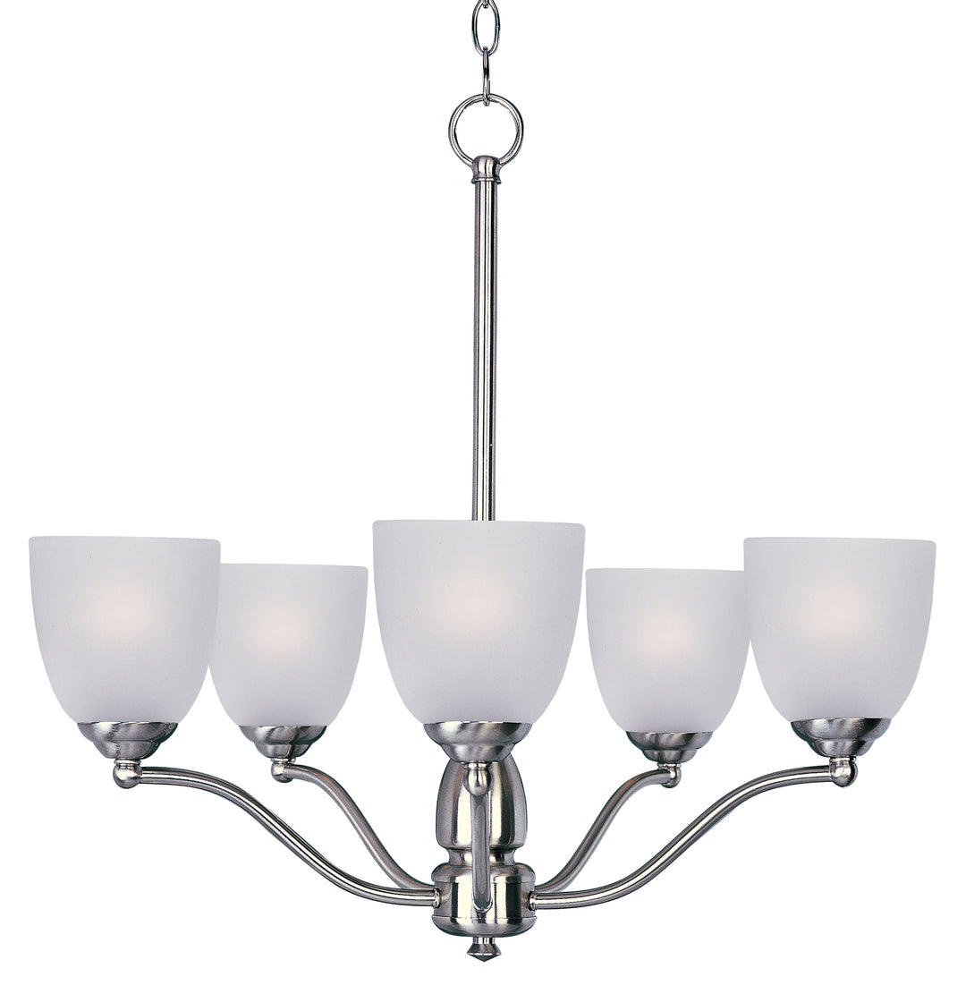 Stefan Chandelier Satin Nickel