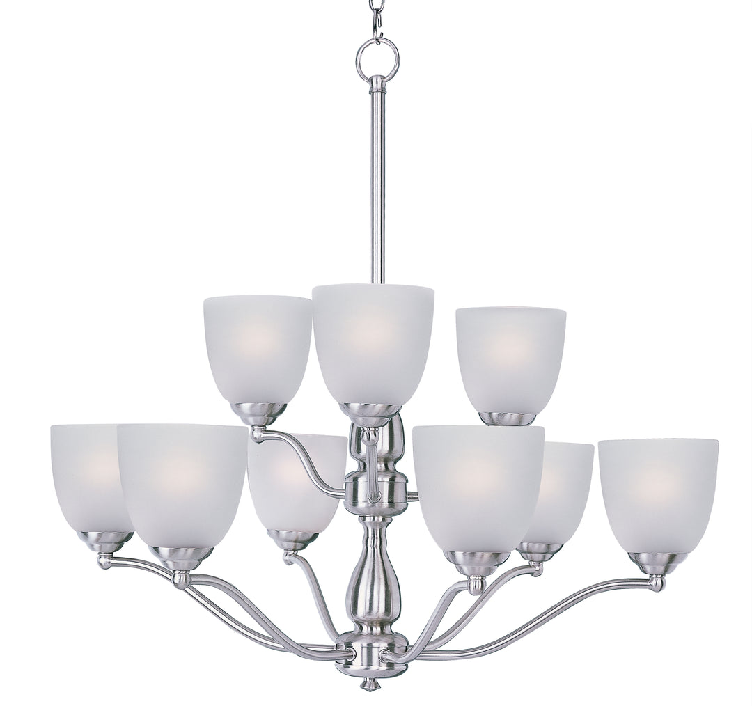 Stefan Chandelier Satin Nickel