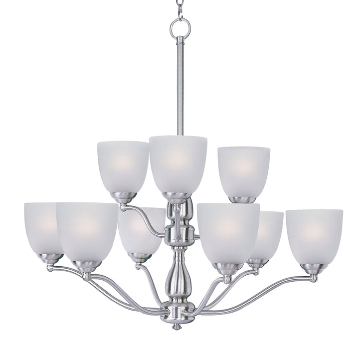 Stefan Chandelier Satin Nickel