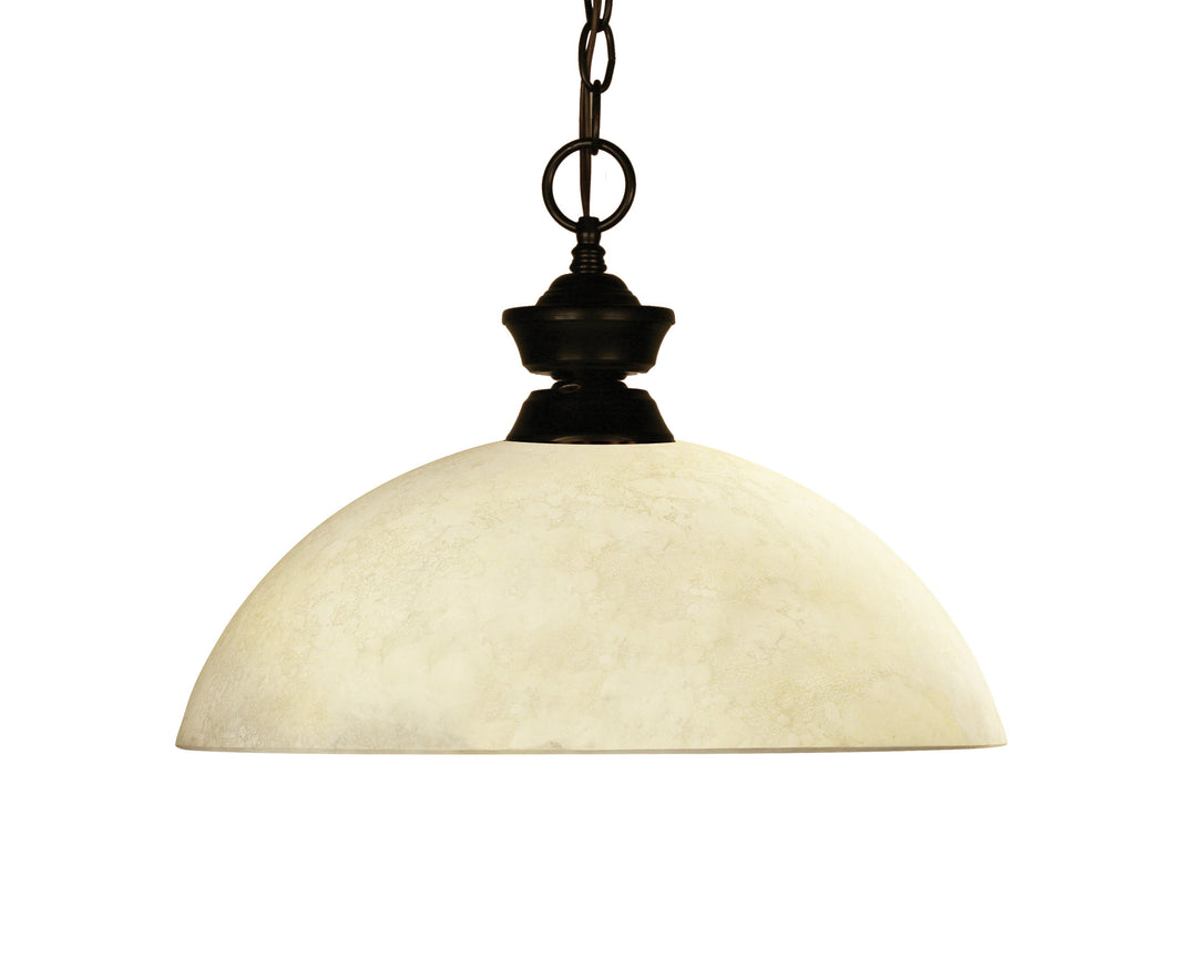 Challenger/Riviera Bronze - 1 Light Pendant