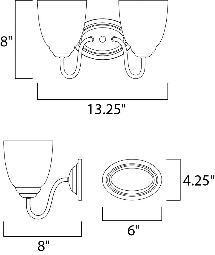 Stefan Bath Vanity dimensions diagram